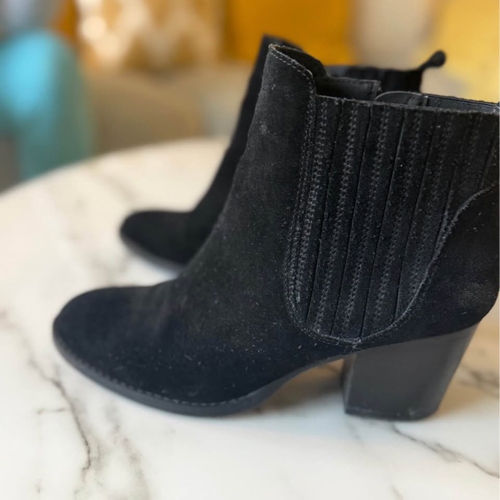 Black Suede Ankle Boots